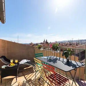 La Croix - F3, Terrasse Vue Panoramique, Vieux-nice Old Town And Terrace Apartment